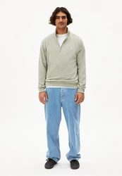 Armedangels Sweatshirt WAARLO COMFORT Khaki/Hellgrün/Grün/Dunkelgrün