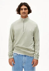 Armedangels Sweatshirt WAARLO COMFORT Khaki/Hellgrün/Grün/Dunkelgrün