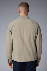 Next Sakko Hemdjacke mit Stretch (1-tlg) Khaki/Beige
