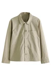 Next Sakko Hemdjacke mit Stretch (1-tlg) Khaki/Beige