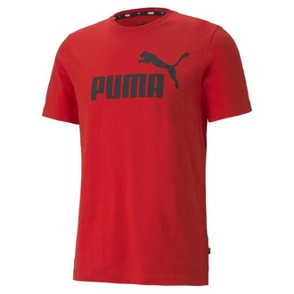 PUMA T-Shirt ESS Logo Tee Herren Rot/Orange