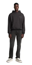Rundhalspullover Christian Couture Hoodie Schwarz Herren