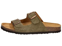 Lico Pantolette Alvaro Dunkelgrün/Khaki/Braun/Beige