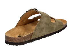 Lico Pantolette Alvaro Dunkelgrün/Khaki/Braun/Beige