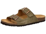 Lico Pantolette Alvaro Dunkelgrün/Khaki/Braun/Beige
