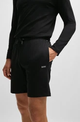 BOSS Sweatshorts Mix&Match Short CW mit Logo Schwarz