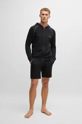 BOSS Sweatshorts Mix&Match Short CW mit Logo Schwarz