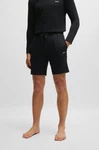 BOSS Sweatshorts Mix&Match Short CW mit Logo Schwarz