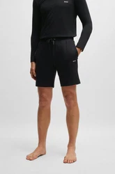 BOSS Sweatshorts Mix&Match Short CW mit Logo Schwarz