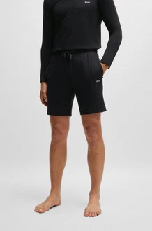 BOSS Sweatshorts Mix&Match Short CW mit Logo Schwarz