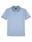 OLYMP Poloshirt Casual Two-Tone Piqu Blau/Hellblau