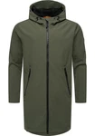 Ragwear Softshellparka Shellwie Long Dunkelgrün/Grün