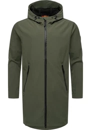 Softshellparka Shellwie Long Wasserdichter Herren Softshellmantel mit Kapuze