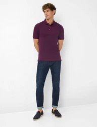 Brax Poloshirt Style PETE Dunkelrot/Bordeaux/Lila/Braun/Rosa