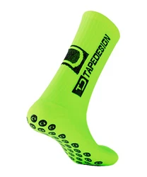 Tapedesign Sportsocken Gripsocks Grün/Neonfarben/Gelb