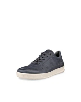 Ecco BYWAY Schnürschuh Sneaker Halbschuh Freizeitschuh Dunkelblau/Blau/Schwarz