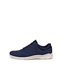 ECCO Sportlicher Schnürschuh 'Irving' Dunkelblau/Blau/Hellblau