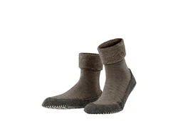 FALKE Herren Hausschuhe Cosyshoe SO 16560 Braun/Dunkelbraun/Grau/Khaki