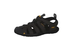 Keen Sandale Clearwater CNX Leder Schwarz/Gelb/Dunkelblau/Dunkelgrau/Orange