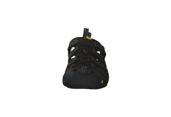 Keen Sandale Clearwater CNX Leder Schwarz/Gelb/Dunkelblau/Dunkelgrau/Orange
