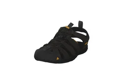 Keen Sandale Clearwater CNX Leder Schwarz/Gelb/Dunkelblau/Dunkelgrau/Orange
