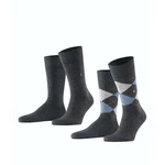 Burlington Kurzsocken Herren Socken Everyday 2-Pack Dunkelblau/Grau/Dunkelgrau/Hellblau Burlington Kurzsocken Herren Socken Everyday 2-Pack Dunkelblau/Grau/Dunkelgrau/Hellblau