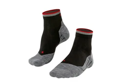 FALKE Sportsocken RU4 Endurance Short Reflect Herren Laufsocken Rot/Schwarz/Lila/Grau