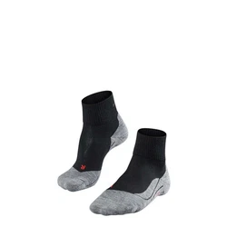 FALKE Sportsocken Herren Trekking Socken TK5 Short (16461) Rot/Grau/Schwarz/Lila