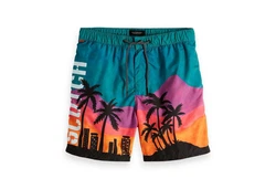 Scotch & Soda Badehose Herren mit Artwork (148552) Bunt (148552)