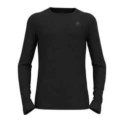 Odlo Langarmshirt Merino schwarz