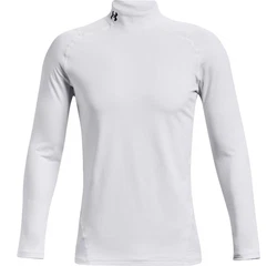 Under Armour ColdGear Fitted Mock Unterziehshirt Grau/Hellgrau