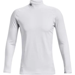 Under Armour ColdGear Fitted Mock Unterziehshirt Grau/Hellgrau