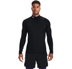 Under Armour ColdGear Fitted Mock Unterziehshirt Schwarz/Lila/Dunkelblau/Rot