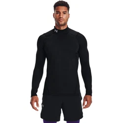 Under Armour ColdGear Fitted Mock Unterziehshirt Schwarz/Lila/Dunkelblau/Rot