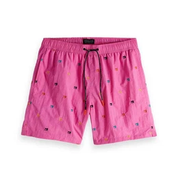 Badehose Herren Badeshorts mit Allover Print 148558