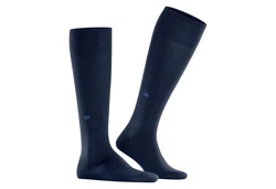 Burlington Kniestrümpfe Leeds Dunkelblau/Blau