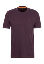 BOSS ORANGE T-Shirt Tegood mit Rundhalsausschnitt Dunkelrot/Lila/Bordeaux