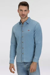 LEVI'S Hemd LS Battery HM Shirt Slim Hellblau/Blau