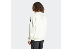 adidas Sportswear Kapuzensweatshirt FZ HD GD Khaki/Weiß/Creme/Beige