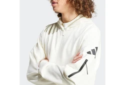 adidas Sportswear Kapuzensweatshirt FZ HD GD Khaki/Weiß/Creme/Beige