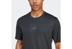 adidas Performance T-Shirt POWER 3S TEE Dunkelgrau/Grau/Schwarz