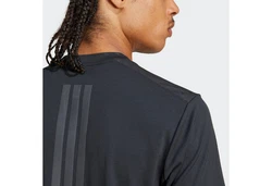 adidas Performance T-Shirt POWER 3S TEE Dunkelgrau/Grau/Schwarz