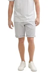 TOM TAILOR Denim Shorts Regular Fit Chino mit Gürtel Grau