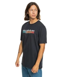 Quiksilver T-Shirt Omni Fill Blau/Hellgrau/Dunkelgrau/Mischfarben/Schwarz/Grau