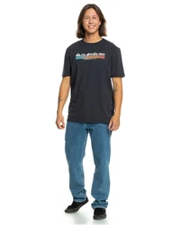Quiksilver T-Shirt Omni Fill Blau/Hellgrau/Dunkelgrau/Mischfarben/Schwarz/Grau