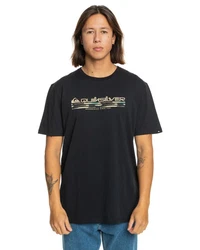 Quiksilver T-Shirt Omni Fill Blau/Schwarz