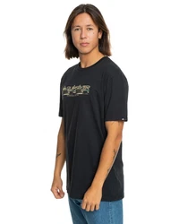 Quiksilver T-Shirt Omni Fill Blau/Schwarz