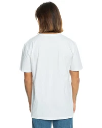 Quiksilver T-Shirt Omni Fill Blau/Weiß