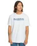 Quiksilver T-Shirt Omni Fill Blau/Weiß