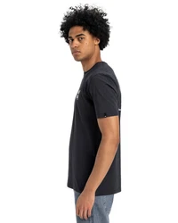 Quiksilver T-Shirt Land And Sea Schwarz/Dunkelblau/Hellblau